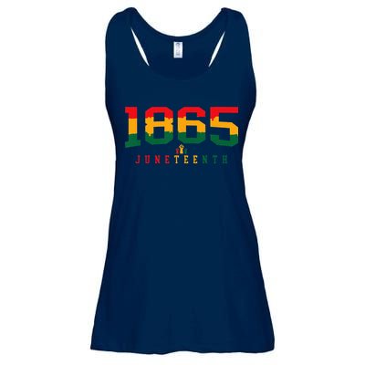 Juneteenth Celebrate Black Freedom 1865 History Month Ladies Essential Flowy Tank