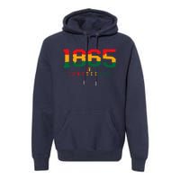 Juneteenth Celebrate Black Freedom 1865 History Month Premium Hoodie