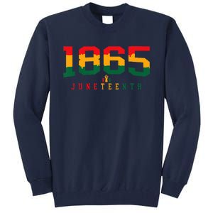 Juneteenth Celebrate Black Freedom 1865 History Month Tall Sweatshirt