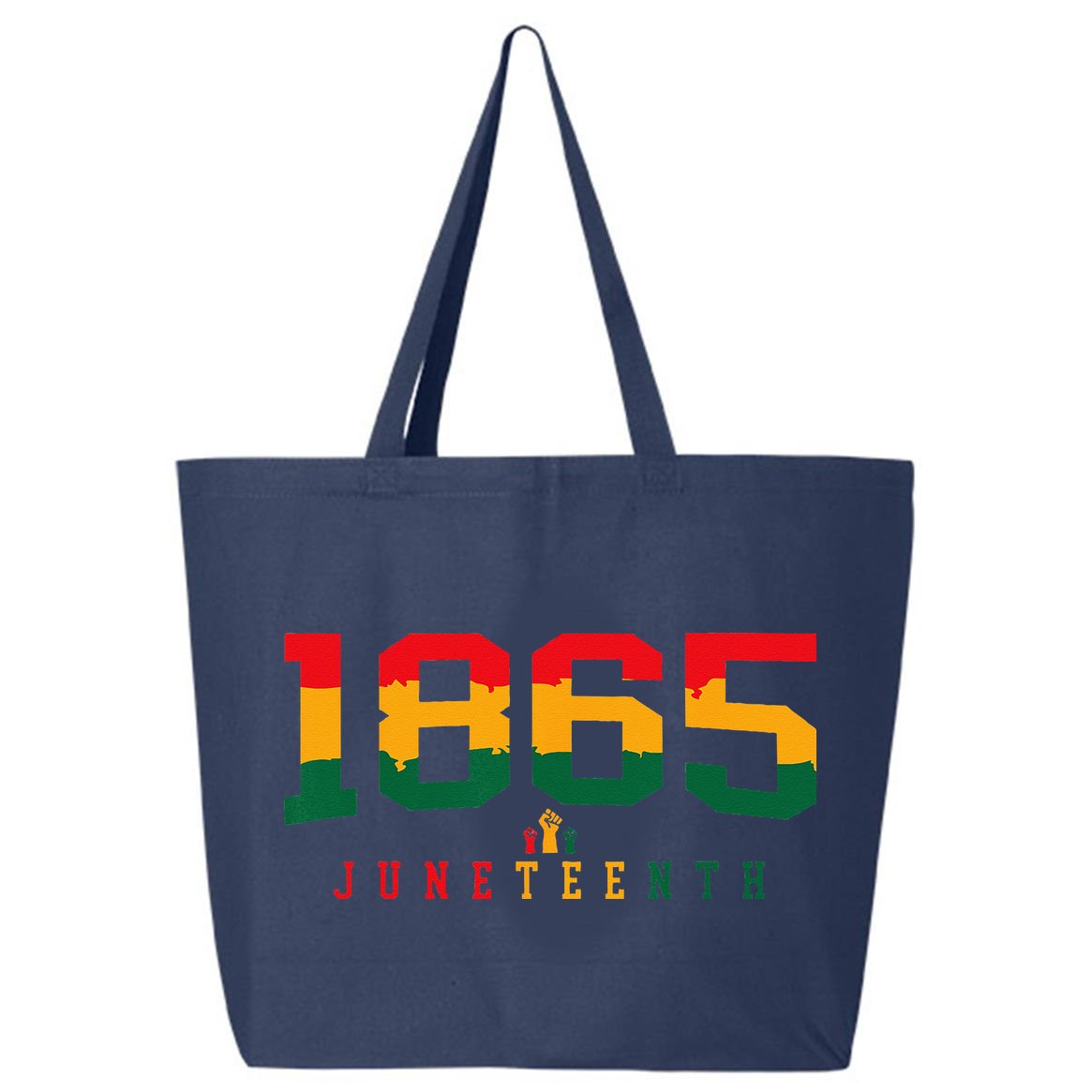Juneteenth Celebrate Black Freedom 1865 History Month 25L Jumbo Tote