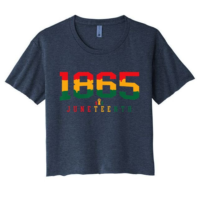 Juneteenth Celebrate Black Freedom 1865 History Month Crop Top