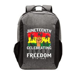 Juneteenth Celebrating Black Freedom 1865 African History Gift Vector Backpack