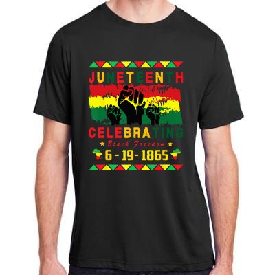 Juneteenth Celebrating Black Freedom 1865 African American Adult ChromaSoft Performance T-Shirt