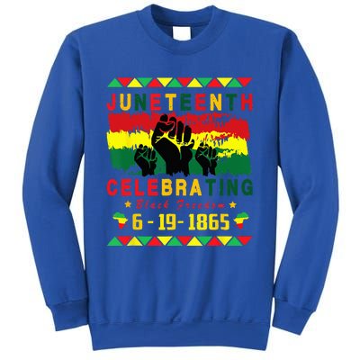 Juneteenth Celebrating Black Freedom 1865 African American Sweatshirt