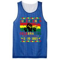 Juneteenth Celebrating Black Freedom 1865 African American Mesh Reversible Basketball Jersey Tank