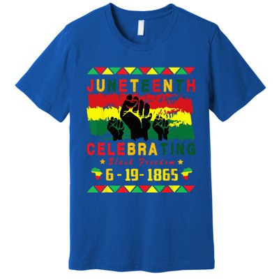 Juneteenth Celebrating Black Freedom 1865 African American Premium T-Shirt