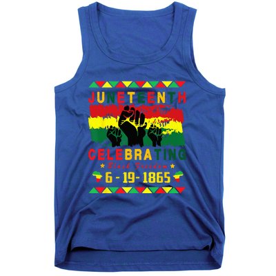 Juneteenth Celebrating Black Freedom 1865 African American Tank Top