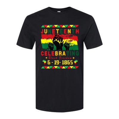 Juneteenth Celebrating Black Freedom 1865 African American Softstyle CVC T-Shirt