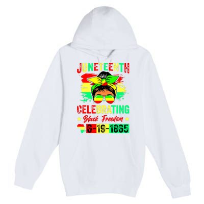 Juneteenth Celebrating Black Freedom 1865 African American Premium Pullover Hoodie