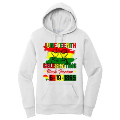 Juneteenth Celebrating Black Freedom 1865 African American Women's Pullover Hoodie