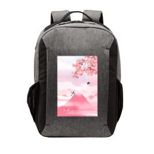 Japanese Cherry Blossom Japanese Woodblock Art Retro Vector Backpack