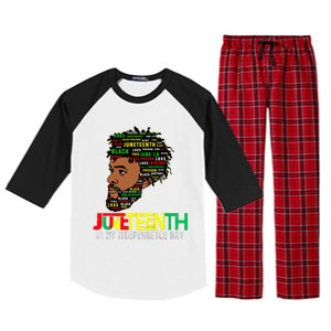 Juneteenth Celebrating Black Freedom African American 1865 Raglan Sleeve Pajama Set