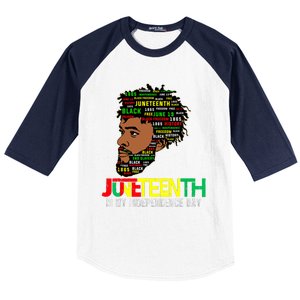 Juneteenth Celebrating Black Freedom African American 1865 Baseball Sleeve Shirt