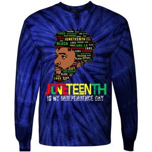 Juneteenth Celebrating Black Freedom African American 1865 Tie-Dye Long Sleeve Shirt