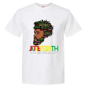 Juneteenth Celebrating Black Freedom African American 1865 Garment-Dyed Heavyweight T-Shirt