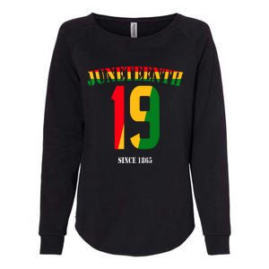 Juneteenth Cool Black History June 19 2024 Awesome Flag Womens California Wash Sweatshirt