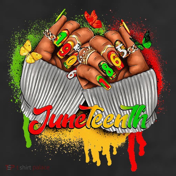 Juneteenth Celebrate Black Man Hands Nails Adult Drive Performance Visor
