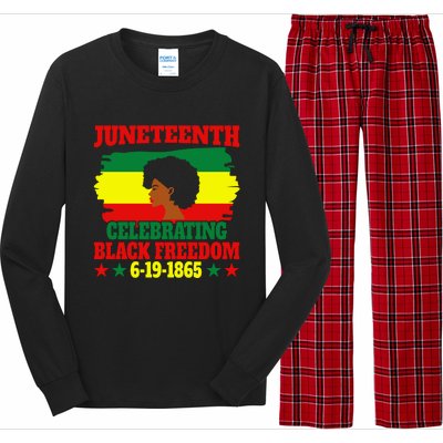 Juneteenth Celebration Black Freedom Commemoration Long Sleeve Pajama Set