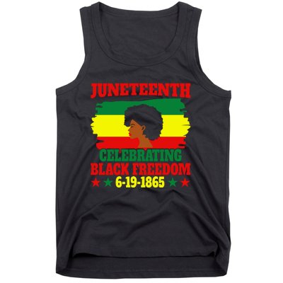 Juneteenth Celebration Black Freedom Commemoration Tank Top