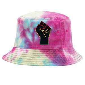 Juneteenth Celebrates Black African American Freedom Fist Tie-Dyed Bucket Hat