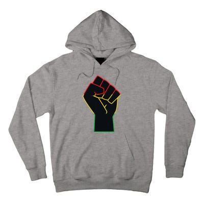 Juneteenth Celebrates Black African American Freedom Fist Tall Hoodie