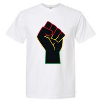 Juneteenth Celebrates Black African American Freedom Fist Garment-Dyed Heavyweight T-Shirt