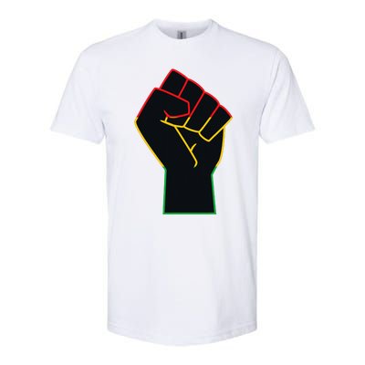 Juneteenth Celebrates Black African American Freedom Fist Softstyle CVC T-Shirt