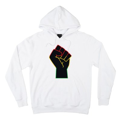 Juneteenth Celebrates Black African American Freedom Fist Hoodie