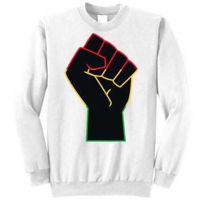 Juneteenth Celebrates Black African American Freedom Fist Sweatshirt