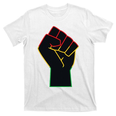 Juneteenth Celebrates Black African American Freedom Fist T-Shirt