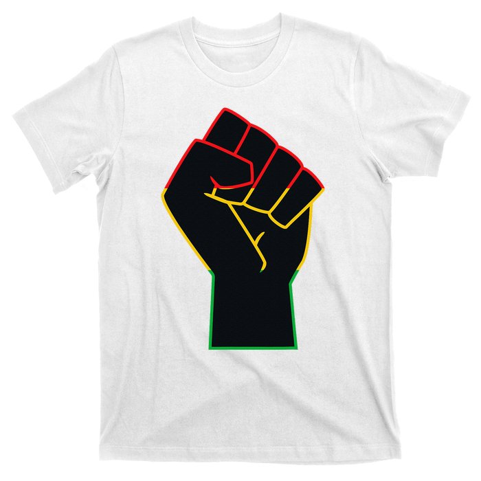 Juneteenth Celebrates Black African American Freedom Fist T-Shirt