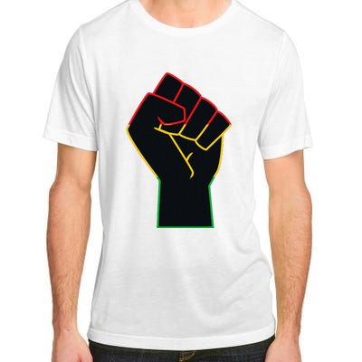 Juneteenth Celebrates Black African American Freedom Fist Adult ChromaSoft Performance T-Shirt