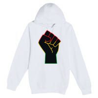 Juneteenth Celebrates Black African American Freedom Fist Premium Pullover Hoodie