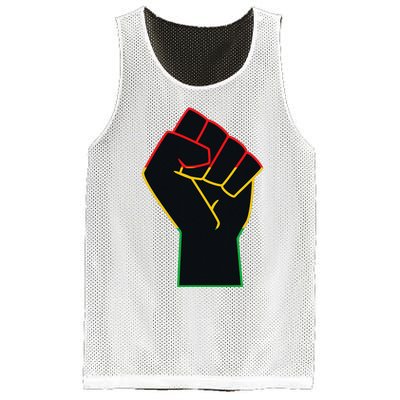 Juneteenth Celebrates Black African American Freedom Fist Mesh Reversible Basketball Jersey Tank