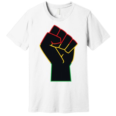 Juneteenth Celebrates Black African American Freedom Fist Premium T-Shirt