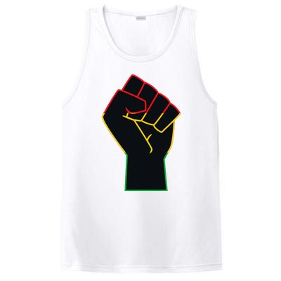 Juneteenth Celebrates Black African American Freedom Fist PosiCharge Competitor Tank