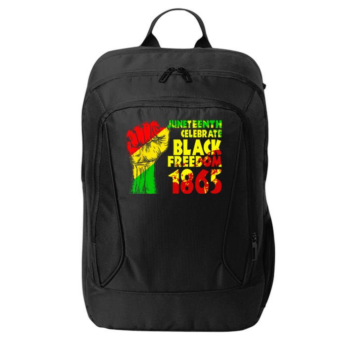 Juneteenth Celebrate Black Freedom 1865 History Month City Backpack