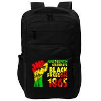 Juneteenth Celebrate Black Freedom 1865 History Month Impact Tech Backpack