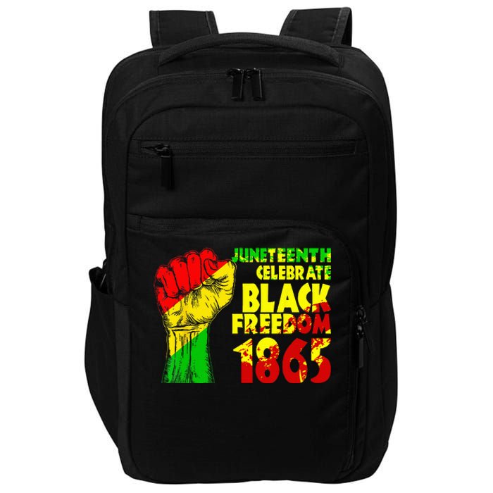 Juneteenth Celebrate Black Freedom 1865 History Month Impact Tech Backpack