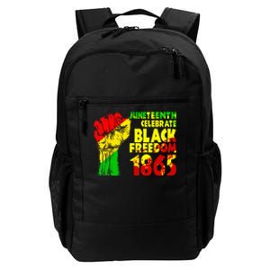 Juneteenth Celebrate Black Freedom 1865 History Month Daily Commute Backpack