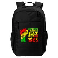 Juneteenth Celebrate Black Freedom 1865 History Month Daily Commute Backpack