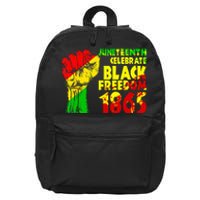 Juneteenth Celebrate Black Freedom 1865 History Month 16 in Basic Backpack