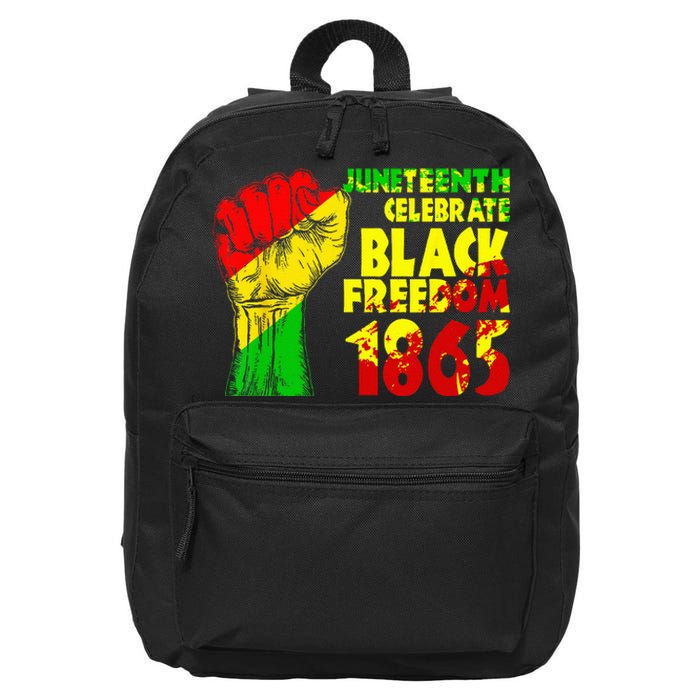 Juneteenth Celebrate Black Freedom 1865 History Month 16 in Basic Backpack