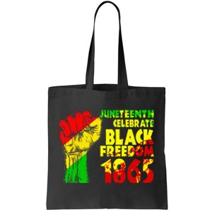 Juneteenth Celebrate Black Freedom 1865 History Month Tote Bag