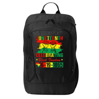 Juneteenth Celebrating Black Freedom 1865 African American City Backpack