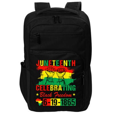 Juneteenth Celebrating Black Freedom 1865 African American Impact Tech Backpack