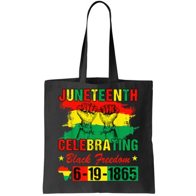 Juneteenth Celebrating Black Freedom 1865 African American Tote Bag