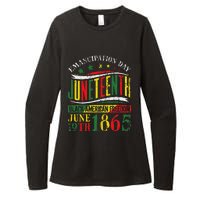 Juneteenth Celebrating Black Freedom 1865 Womens CVC Long Sleeve Shirt