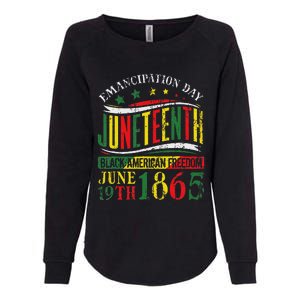 Juneteenth Celebrating Black Freedom 1865 Womens California Wash Sweatshirt