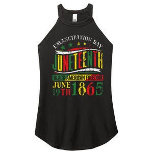 Juneteenth Celebrating Black Freedom 1865 Women's Perfect Tri Rocker Tank